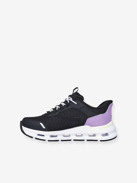 Baskets Power Jams Pastel Speed SKETCHERS noir+rose 3 - vertbaudet enfant 
