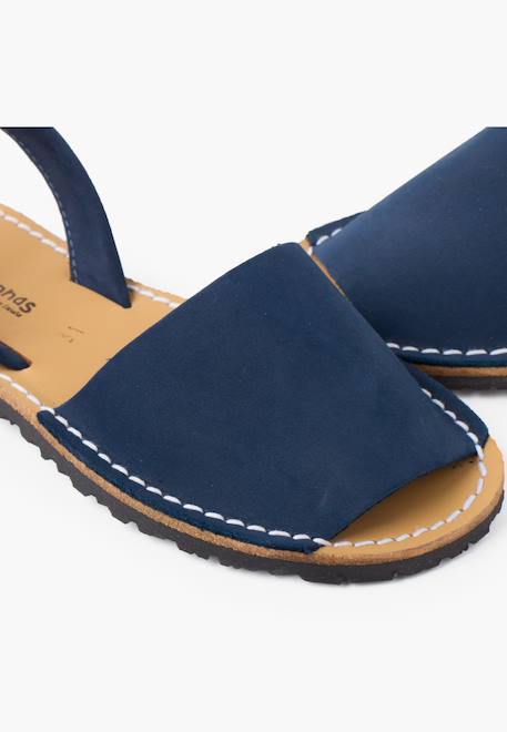 Sandales avarcas nubuck Beige+Bleu denim+Bleu marine+Marron+Taupe 12 - vertbaudet enfant 