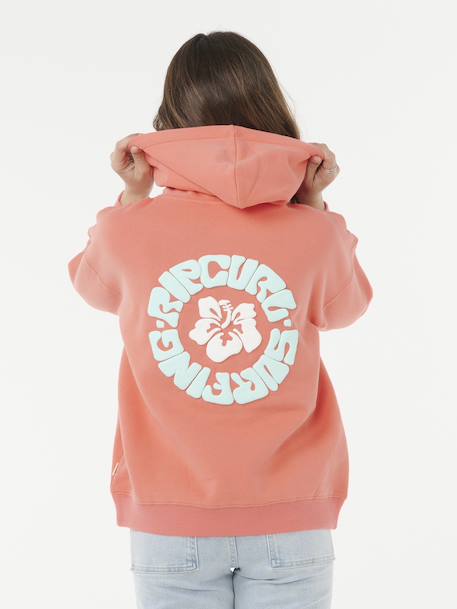 Sweat à capuche Luxe surf corail 4 - vertbaudet enfant 