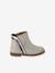 Boots bébé fille cuir zippées noir+or 7 - vertbaudet enfant 
