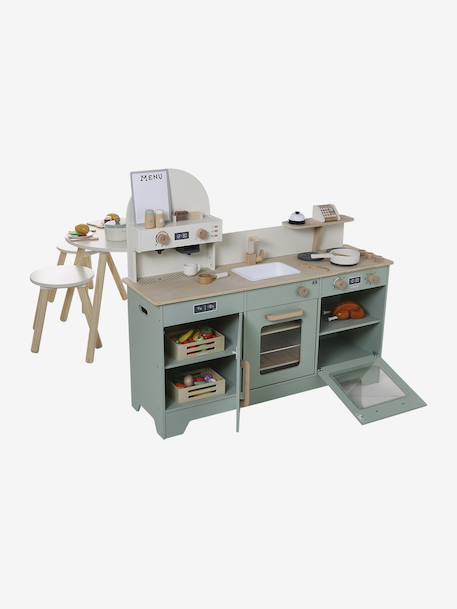 Restaurant en bois FSC® vert sauge 10 - vertbaudet enfant 