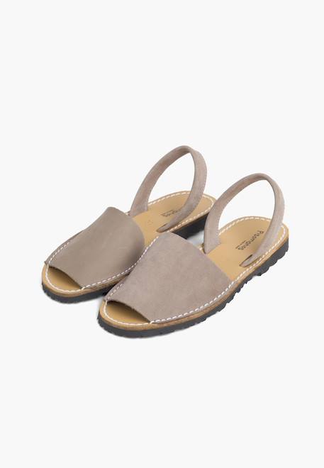 Sandales avarcas nubuck Beige+Bleu denim+Bleu marine+Marron+Taupe 28 - vertbaudet enfant 