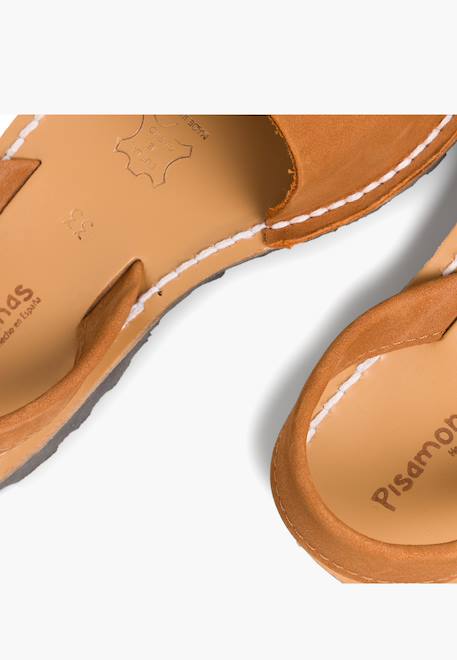 Sandales avarcas nubuck Beige+Bleu denim+Bleu marine+Marron+Taupe 24 - vertbaudet enfant 