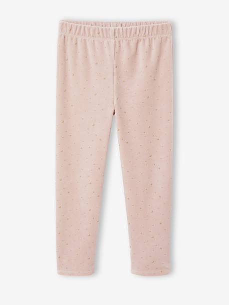 Ensemble Pyjama Fille Cape Sequins rose poudré 16 - vertbaudet enfant 