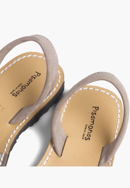 Sandales avarcas nubuck Beige+Bleu denim+Bleu marine+Marron+Taupe 30 - vertbaudet enfant 