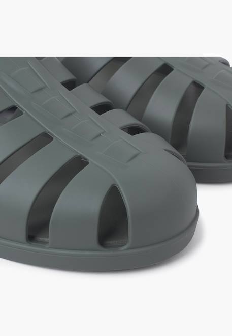 Sandales plastique mat biarritz Dijon+Ivoire+Noir+Rose+Vert+Vert menthe 26 - vertbaudet enfant 