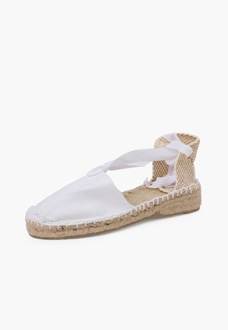 Espadrilles pour  et enfant en couleur unie Blanc+Ciel clair+Écru+Fucsia+Jaune+Noir+Rose+Rouge+Sable 2 - vertbaudet enfant 