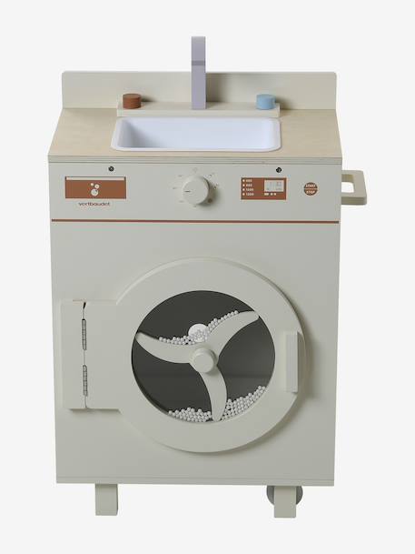 Machine à laver et à repasser avec accessoires en bois FSC® écru 13 - vertbaudet enfant 