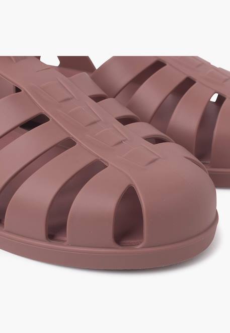 Sandales plastique mat biarritz Dijon+Ivoire+Noir+Rose+Vert+Vert menthe 20 - vertbaudet enfant 