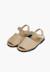 Sandales avarcas nubuck à scratch pour enfant Beige+Bleu denim+Taupe 4 - vertbaudet enfant 