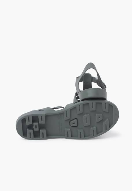 Sandales plastique mat biarritz Dijon+Ivoire+Noir+Rose+Vert+Vert menthe 23 - vertbaudet enfant 