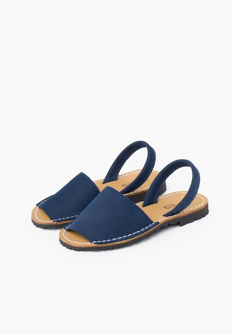 Sandales avarcas nubuck Beige+Bleu denim+Bleu marine+Marron+Taupe 10 - vertbaudet enfant 