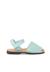 Sandales avarcas nubuck à scratch pour enfant Aigue-marine+Beige+Bleu denim+Bleu marine+Marron+Rouge+Taupe 1 - vertbaudet enfant 
