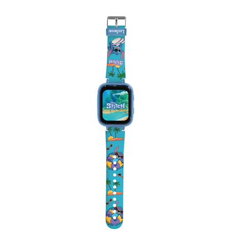 Montre Appareil Photo avec camera Stitch, Écran Tactile HD, Lecteur MP3, Podomètre, 5 Jeux Bleu 2 - vertbaudet enfant 