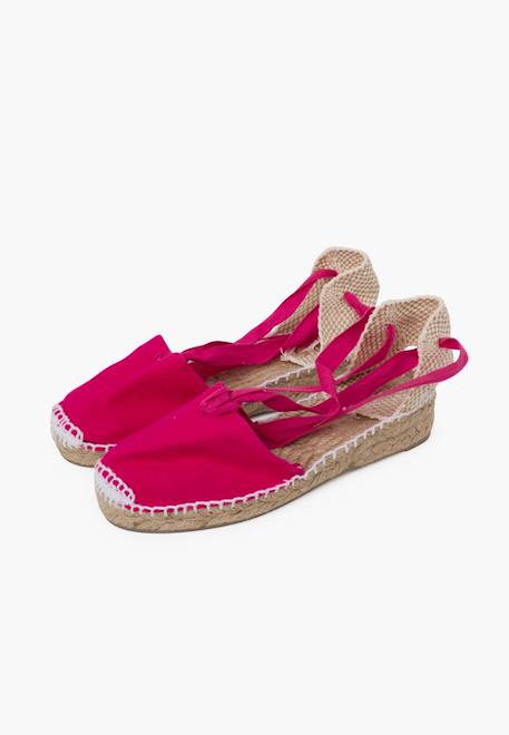 Espadrilles pour  et enfant en couleur unie Blanc+Ciel clair+Écru+Fucsia+Jaune+Noir+Rose+Rouge+Sable 22 - vertbaudet enfant 