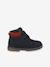 Boots enfant garçon cuir à scratchs marine 2 - vertbaudet enfant 