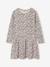 Robe imprimée fille manches longues beige poudré+rose 4 - vertbaudet enfant 