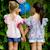 Ensemble été   blouse  & jupe short Rose bleu 5 - vertbaudet enfant 