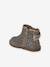 Boots bébé fille cuir zippées beige imprimé+bordeaux+CAMEL+marine+noir 5 - vertbaudet enfant 
