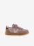 Baskets sport enfant Oslo à scratch effet cuir et couleur . marine+rose nude 7 - vertbaudet enfant 