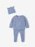 Ensemble naissance en tricot bleu glacier 4 - vertbaudet enfant 
