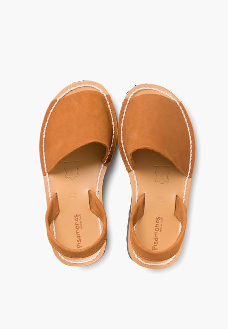 Sandales avarcas nubuck Beige+Bleu denim+Bleu marine+Marron+Taupe 23 - vertbaudet enfant 