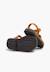 Sandales avarcas nubuck à scratch pour enfant Aigue-marine+Beige+Bleu denim+Bleu marine+Marron+Rouge+Taupe 27 - vertbaudet enfant 