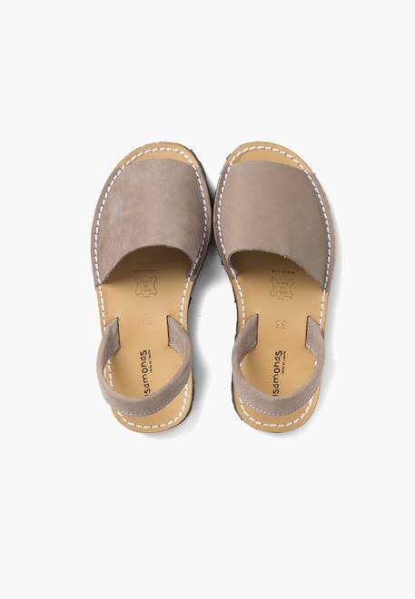 Sandales avarcas nubuck Beige+Bleu denim+Bleu marine+Marron+Taupe 29 - vertbaudet enfant 