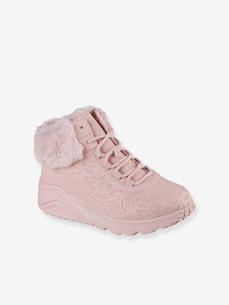 Baskets Cozy Léopard fille Skechers blush 1 - vertbaudet enfant 