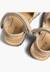 Sandales avarcas nubuck à scratch pour enfant Beige+Bleu denim+Taupe 6 - vertbaudet enfant 