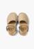 Sandales avarcas nubuck à scratch pour enfant Beige+Bleu denim+Taupe 5 - vertbaudet enfant 