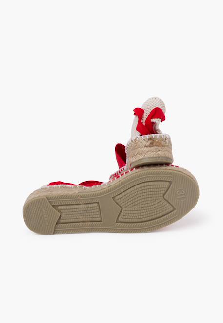 Espadrilles pour  et enfant en couleur unie Blanc+Ciel clair+Écru+Fucsia+Jaune+Noir+Rose+Rouge+Sable 44 - vertbaudet enfant 