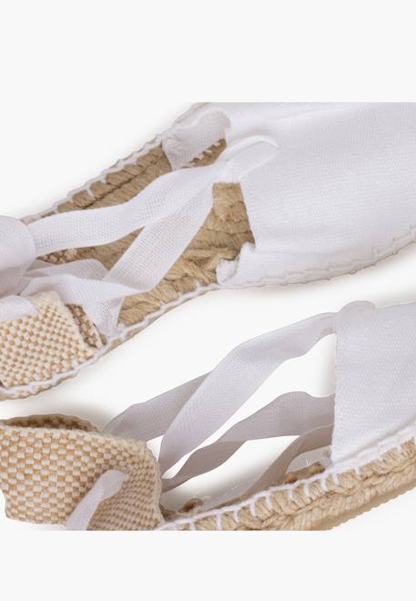 Espadrilles pour  et enfant en couleur unie Blanc+Ciel clair+Écru+Fucsia+Jaune+Noir+Rose+Rouge+Sable 6 - vertbaudet enfant 