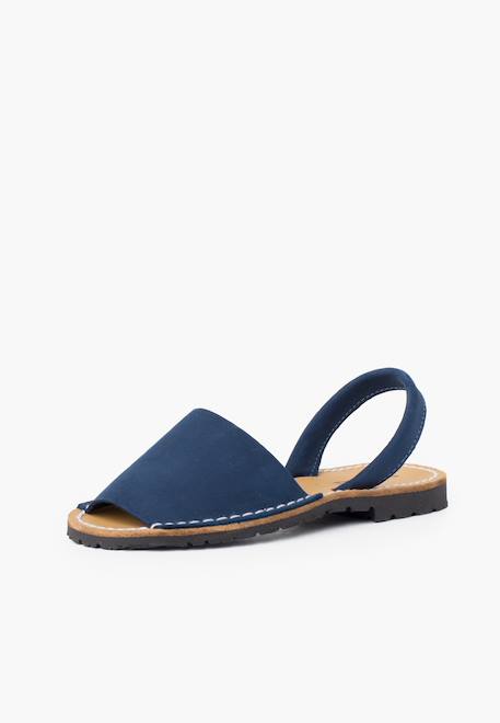 Sandales avarcas nubuck Beige+Bleu denim+Bleu marine+Marron+Taupe 8 - vertbaudet enfant 