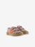 Baskets enfant cuir et contrast à scratchs blush+marine 2 - vertbaudet enfant 