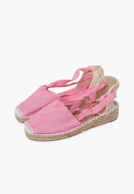 Espadrilles pour  et enfant en couleur unie Blanc+Ciel clair+Écru+Fucsia+Jaune+Noir+Rose+Rouge+Sable 39 - vertbaudet enfant 