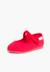 Chaussons babies en tissu éponge à scratch Ciel clair+Rouge 8 - vertbaudet enfant 