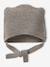 Kit naissance bonnet et chaussons laine et cachemire beige chiné 3 - vertbaudet enfant 