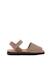 Sandales avarcas nubuck à scratch pour enfant Bleu denim+Taupe 7 - vertbaudet enfant 
