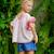 Ensemble été   blouse  & jupe short Rose bleu 6 - vertbaudet enfant 