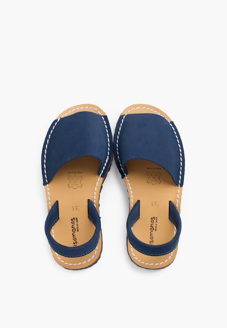 Sandales avarcas nubuck Beige+Bleu denim+Bleu marine+Marron+Taupe 11 - vertbaudet enfant 