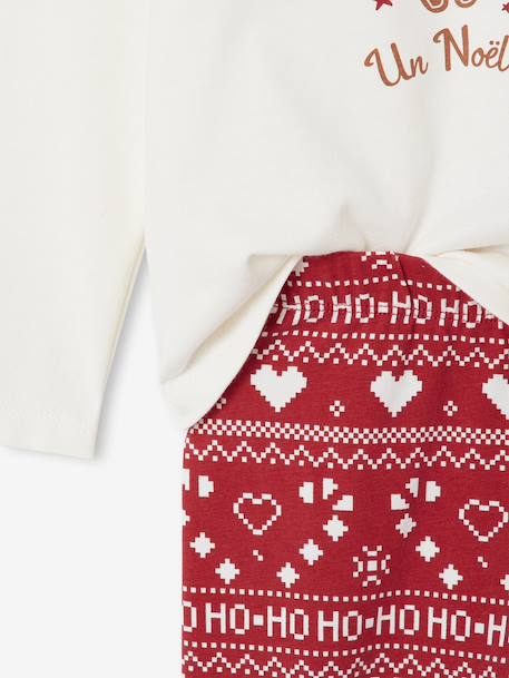 Ensemble Pyjama Fille Noël rouge 8 - vertbaudet enfant 