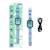Montre Appareil Photo avec camera Stitch, Écran Tactile HD, Lecteur MP3, Podomètre, 5 Jeux Bleu 1 - vertbaudet enfant 