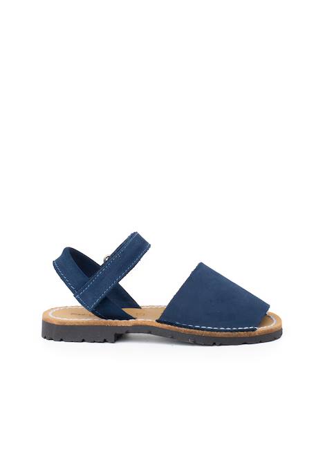 Sandales avarcas nubuck à scratch pour enfant Aigue-marine+Beige+Bleu denim+Bleu marine+Marron+Rouge+Taupe 13 - vertbaudet enfant 