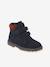 Boots enfant garçon cuir à scratchs marine 1 - vertbaudet enfant 