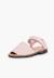 Sandales avarcas nubuck à scratch pour enfant Rose 2 - vertbaudet enfant 