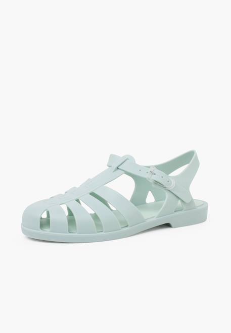 Sandales plastique mat biarritz Dijon+Ivoire+Noir+Rose+Vert+Vert menthe 28 - vertbaudet enfant 