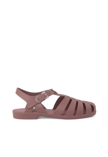 Sandales plastique mat biarritz Dijon+Ivoire+Noir+Rose+Vert+Vert menthe 15 - vertbaudet enfant 