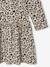 Robe imprimée fille manches longues beige poudré+rose 3 - vertbaudet enfant 