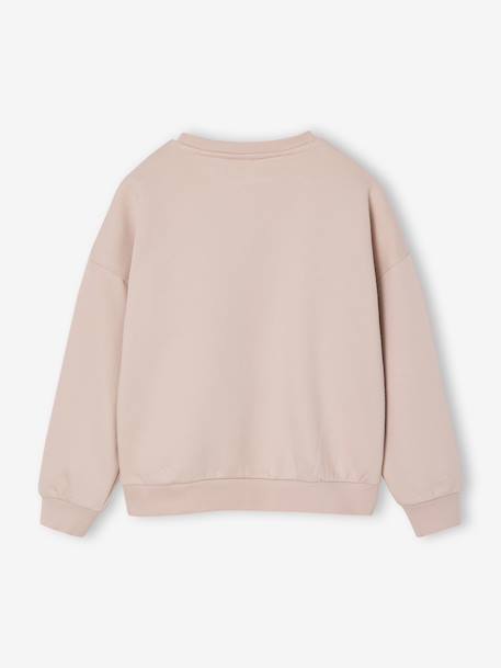Sweat fille noël message en sequins rose poudré 6 - vertbaudet enfant 